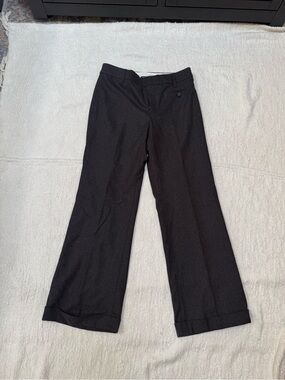 GAP Dark Brown Wool Trousers Lined Y2K Size 10